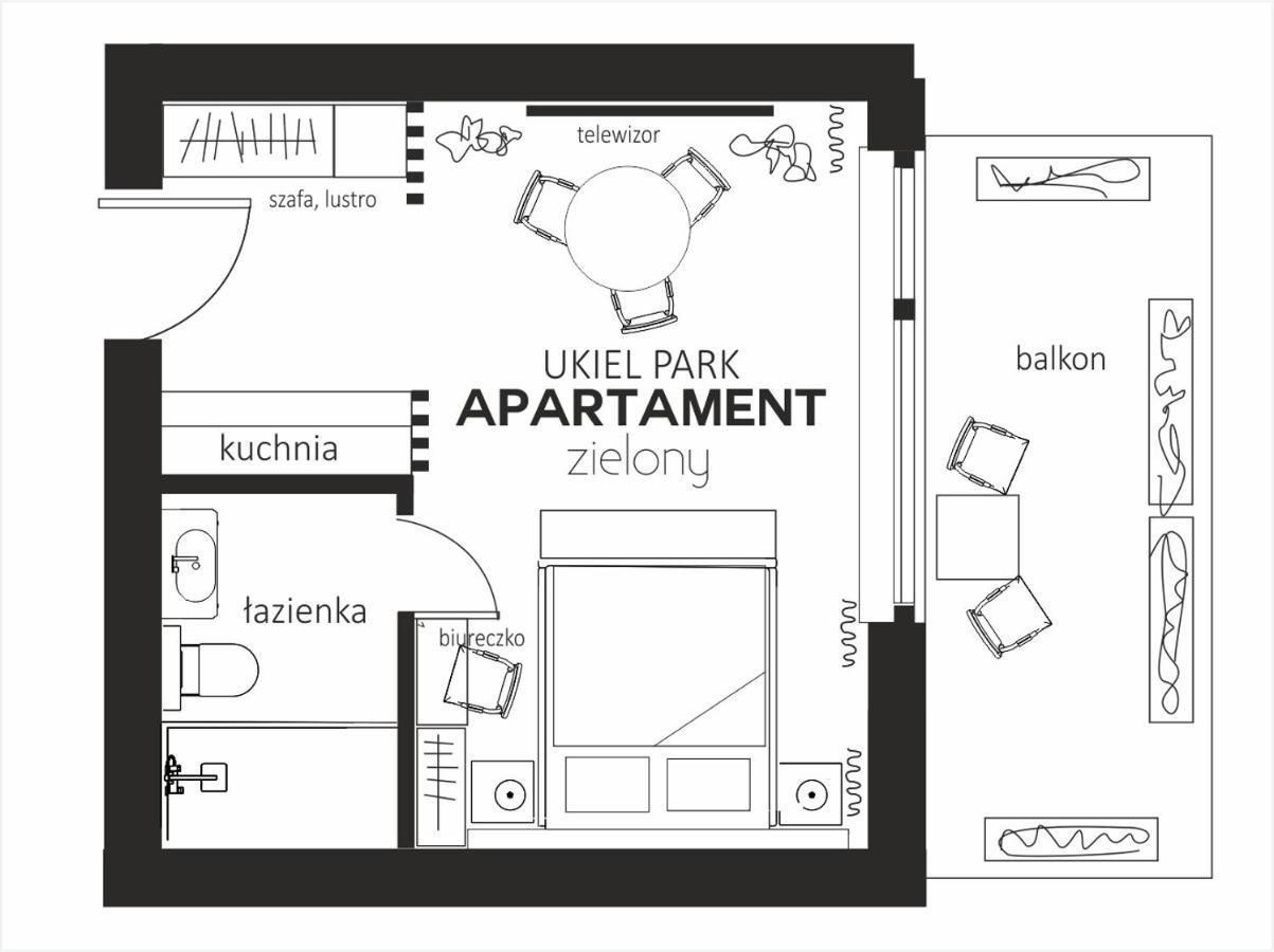 Dk Premium Ukielpark Apartman Olsztyn  Kültér fotó
